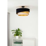  duolla - plafonski luster kobo 1xE27/15W/230V prečnik 45 cm crna/zlatna/krem | Eponuda.com
