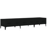 Maison Chic TV omarica - TV enota - Televizijska omarica črna 150x34,5x30 cm konstruiran les, (21700948) Cene