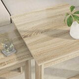  Set stolića za kavu 2 pcs Sonoma hrast Konstruirano drvo | shoptok.hr