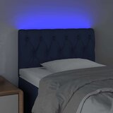  Uzglavlje plavo 80 x 7 x 78/88 cm od tkanine | shoptok.hr