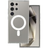 Onasi Silikonski ovitek ANTISHOCK MagSafe za Samsung Galaxy S25 Ultra - prozoren | Shoptok.si