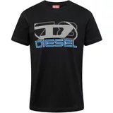 Diesel Majica temno modra / črna / bela