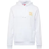 Hugo Sweater majica 'Dimoni' narančasta / bijela