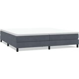 vidaXL Box Spring postelja brez vzmetnico Temno siva 200x210 cm Velvet, (21792136) | Shoptok.si