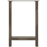  Noge za blagovaonski stol Prirodni čelik 2 kom 50 x (72-73) cm Čelik | shoptok.hr