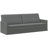 SOFA za 3 osobe Tamnosiva 220 x 81 x 82 cm Tkanina | shoptok.hr