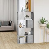 vidaXL Ormarić za knjige / sobna pregrada boja betona 60x24x124,5 cm Cijene