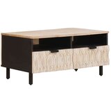  Stolić za kavu s ladicama Bijelo 80 x 54 x 40 cm Čvrsto drvo manga | shoptok.hr