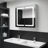 Maison Chic LED Kopalniška omarica - Kopalniški kabinet z ogledalom 80x12,2x68 cm, (21794973) | Shoptok.si