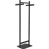 Maul Garderobno stojalo salsa, višina 1720 mm, 10 kljukic, mat črne barve | Shoptok.si