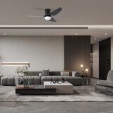  ZEVENTI - LED plafonski ventilator PADUA LED/18W/230V Wi-Fi Tuya crna + daljinski upravljač | Eponuda.com