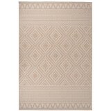 vidaXL Vanjski tepih ravnog tkanja 160 x 230 cm smeđe pruge | shoptok.hr