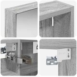  Komplet omaric za kopalnico z LED lučmi 3 pcs 80 x 10,5 x 50 cm, (5000246385) | Shoptok.si