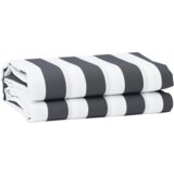 vidaXL Tkanina za zamjenu nadstrešnice Antracitna i bijela 3 x 2 m | shoptok.hr