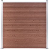 Vrtna ograda WPC 1737 x 186 cm smeđa | shoptok.hr