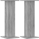 vidaXL Stojalo za rastline 2 kosa siva sonoma 30x30x80 cm inž. les, (21366405) Cene
