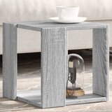 vidaXL Klubska mizica siva sonoma 32x32x30 cm inženirski les | Shoptok.si