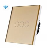 Exeshop wi-fi pametni prekidač 3G tuya zlatni nn (wifi touch switch) Cene