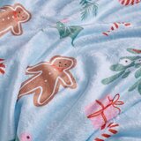 Catherine Lansfield Plava deka s božićnim motivom od mikropliša 130x170 cm Gingerbread – | shoptok.hr