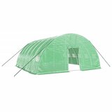  Plastenik s čeličnim okvirom zeleni 36 m² 6 x 6 x 2,85 m | Eponuda.com