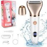 INF 2-v-1 Ženski električni trimer in brivnik za telo Gold, (21839302) | Shoptok.si