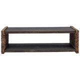  Stranska miza Naravna 110 x 55 x 35 cm Masivni mahagonijev les, (5000120362) | Shoptok.si