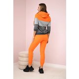 Kesi Set with colored stripes orange+gray | shoptok.hr