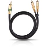 Oehlbach OB 2056 Y-Adapter 1x1,0 m 3,5mm stereo/2 RCA | Shoptok.si