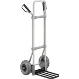 eurokraft pro aluminijast voziček za prevoz vreč, nakladalna površina za pakete šxg 430 x 250 mm, črne barve, pu-kolesa Cene