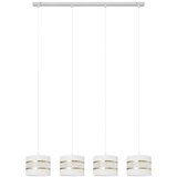  Luster na sajli HELEN 4xE27/15W/230V bela/zlatna | Eponuda.com
