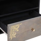 TV ormar s ladicama Siva 80 x 33 x 46 cm Čvrsto drvo manga | shoptok.hr