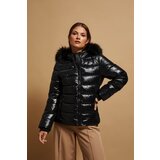 Moodo Quilted jacket with fur hood Cijene