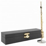  AGIFTY I 1006 Flute with stand&gift; case 13.50cm (1/6) gold plated - mini ukrasni instrument cijene