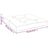vidaXL Blazine za palete 2 kosa krem blago, (21413857) | Shoptok.si
