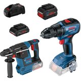 Bosch GBH 18V-26 + GSR 18V-50; 1x8,0Ah + 1x4,0 Ah ProCORE 18V, set aku. alata