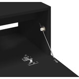 Ormarić za umivaonik crni 59 x 37 x 59 cm od konstruiranog drva | shoptok.hr