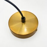 Luster na sajli ROCCO 1xE27/15W/230V zlatan/zadimljeno-bež | Eponuda.com