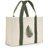 Lascana Nakupovalna torba bež / zelena