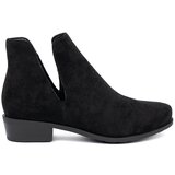 SEASTAR Black ankle boots with cutouts Cene