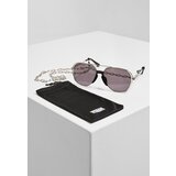 Urban Classics Accessoires Karphatos Chain Sunglasses - Silver Cijene