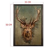 Wallity slika stag face, 35 x 50 cm | ePonuda.com
