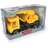 Wader Middle Truck: Žuti kamion s kranom - 43cm - | shoptok.hr