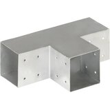  Spojnici za stupove u T-obliku 4 kom pocinčani metal 101x101 mm | shoptok.hr