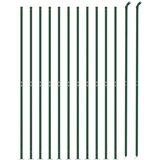  Mrežna ograja s prirobnico zelena 1,1x25 m | Shoptok.si
