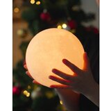Gingko Temno rjava LED namizna svetilka iz masivnega oreha (višina 19,5 cm) Smart LunaSpin – | Shoptok.si