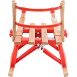 Sklopive sanjke s naslonom 119 cm drvene | shoptok.hr