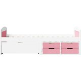 vidaXL Dnevna postelja z 5 predalibrez vzmetnice IRUN 90x200cm | Shoptok.si