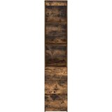  Visoka ploča dimljeni hrast 37,5x35x180 cm izrađeno drvo | shoptok.hr
