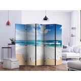 Artgeist PARAVAN 225/172/3 cm bela, svetlo modra | Shoptok.si