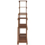 vidaXL Stalak za cvijeće 110 x 25 x 111 cm od masivne jelovine | shoptok.hr